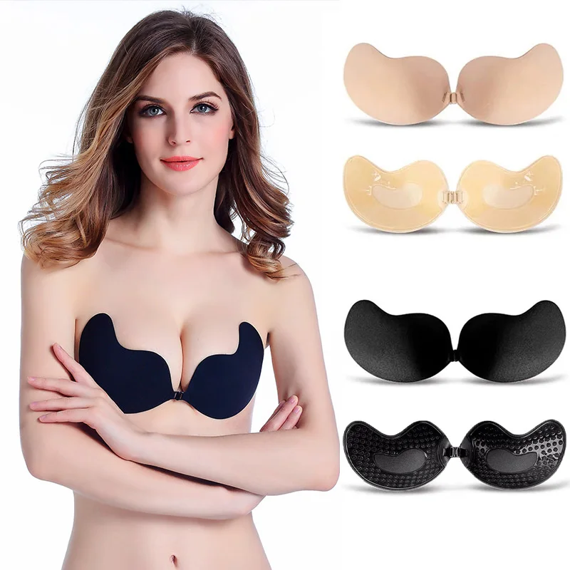 Backless Bra Sticky - Seksowny damski biustonosz niewidoczny push-up samoprzylepny