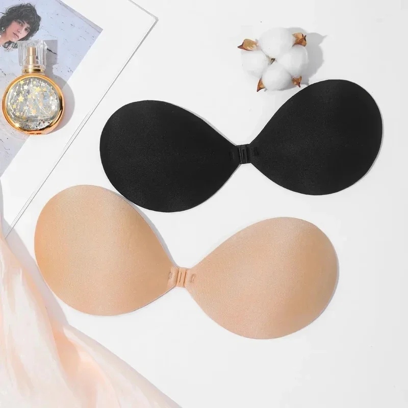 Push Up Bra Silicone - 1/2/4 szt. Biustonosz damski niewidoczny push-up,