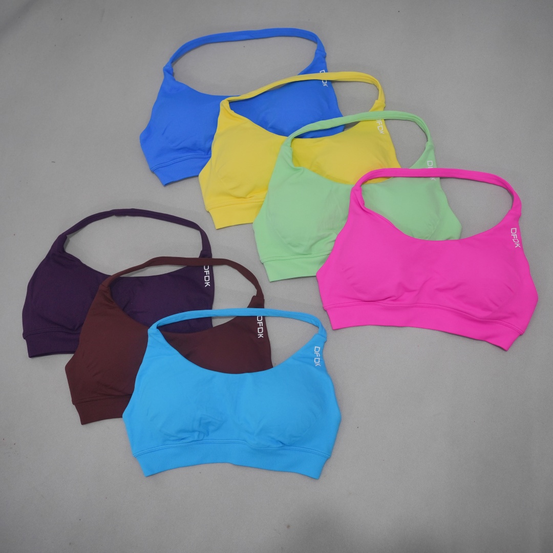 Minimizer Bra Women - Biustonosz sportowy bezszwowy DFDK dla kobiet,