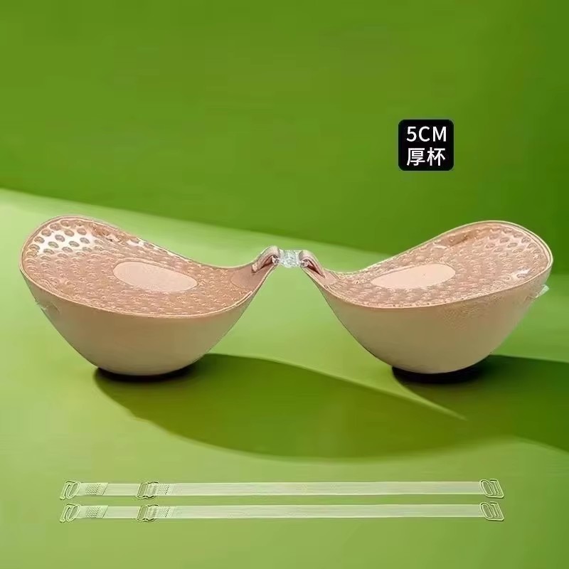 Push Up Bra Silicone - Biustonosz samoprzylepny o grubości 5 cm,