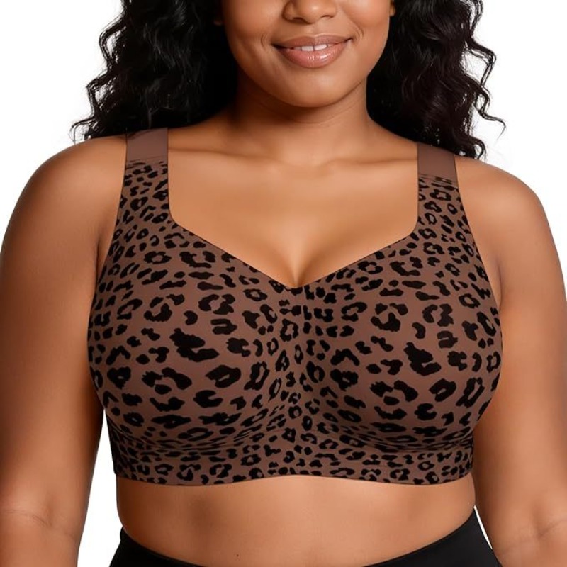 Biustonosze Leopard Jelly Bez  – Minimizer Bra Women recenzja i cena