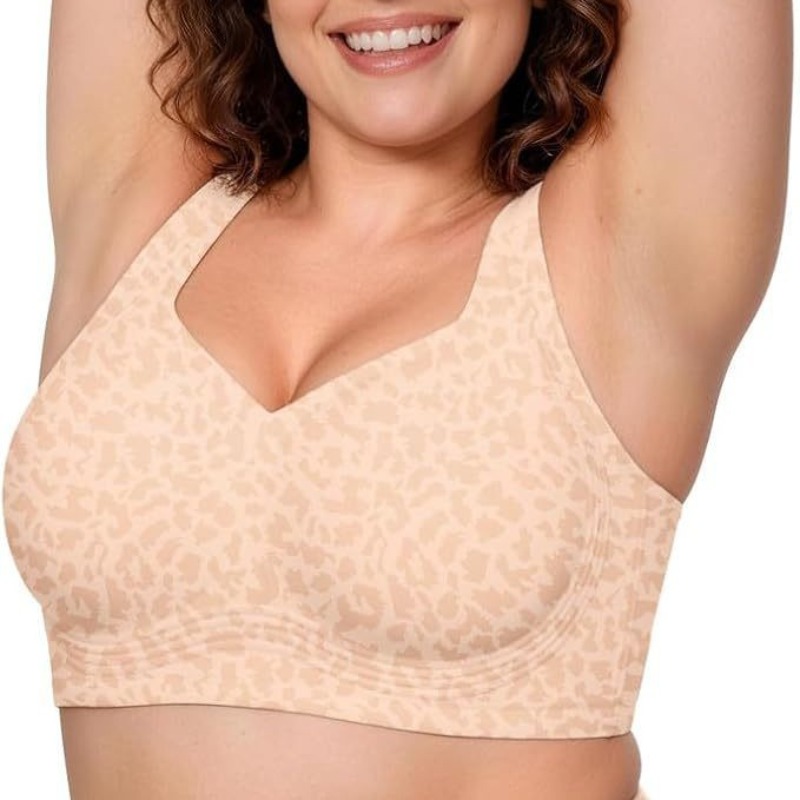 Biustonosze Leopard Jelly Bez  – Minimizer Bra Women recenzja i cena