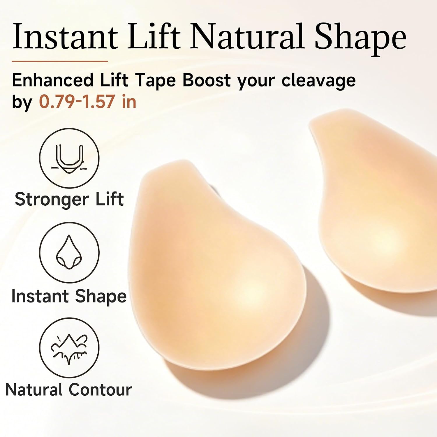 Silikonowe nakładki na sutki,  – Push Up Bra Silicone recenzja i cena